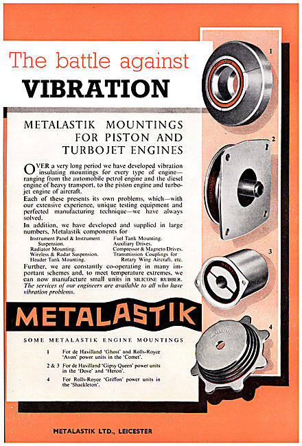 Metalastik  Anti-Vibration Mountings & Couplings                 