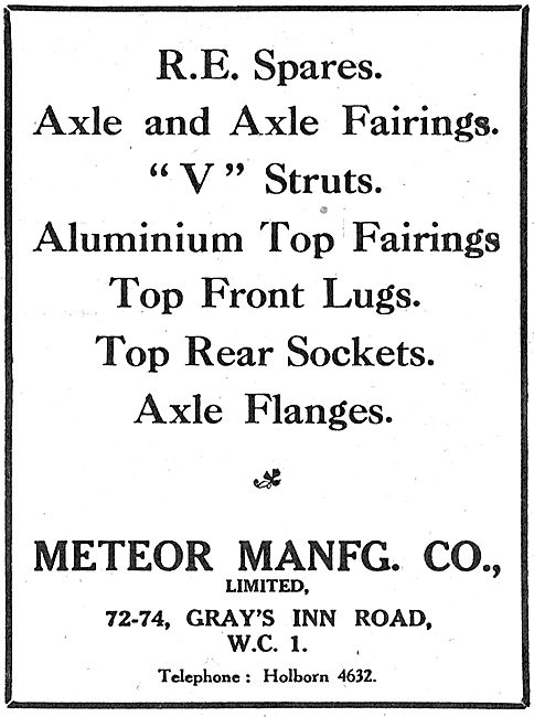 Meteor Manufacturing Company - Aircraft Components               