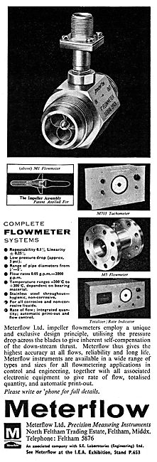 Meterflow Ltd. Impeller Flowmeters                               