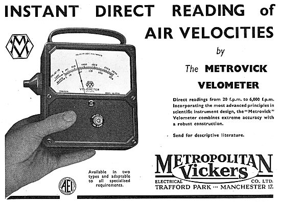 Metrovick Velometer                                              