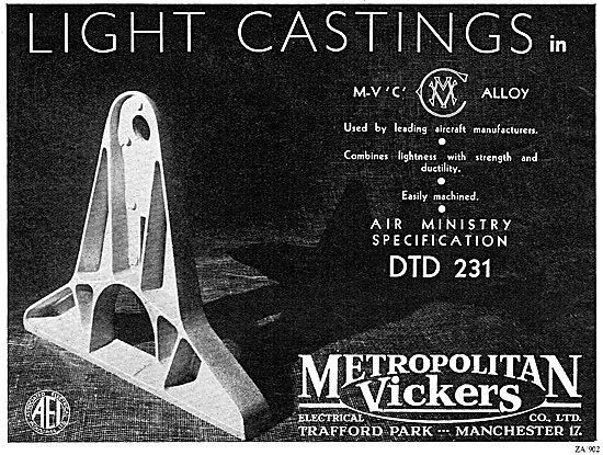 Metrovick Aircraft Castings                                      