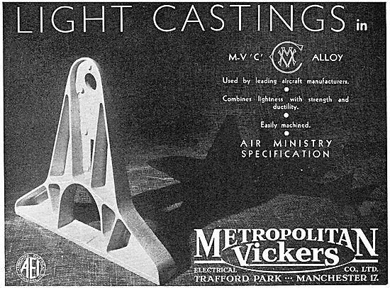 Metropolitan Vickers  - Metrovick Castings                       