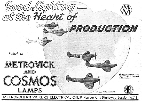 Metrovick & Cosmos Lamps Metrovik Factory Lighting               