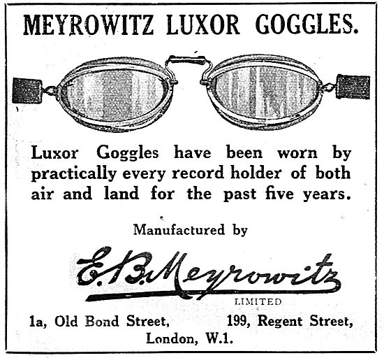 Meyrowitz Luxor Flying Goggles                                   