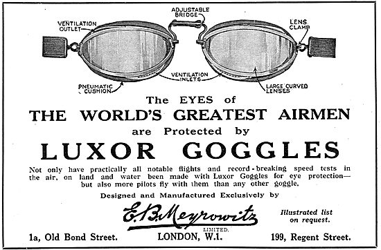 Meyrowitz Luxor Flying Goggles                                   