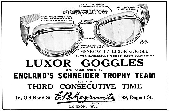 Meyrowitz Luxor Flying Goggles                                   