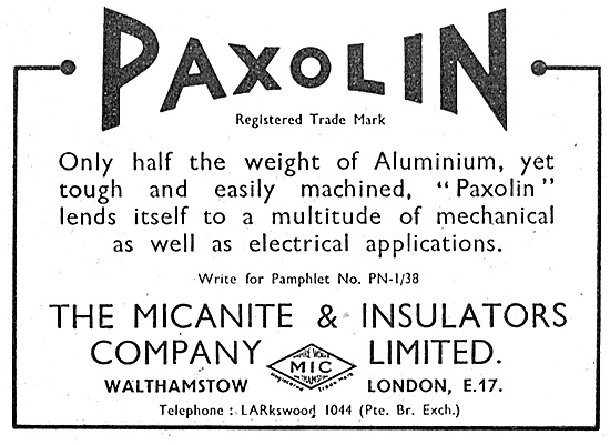 Micanite & Insulators.Paxolin                                    