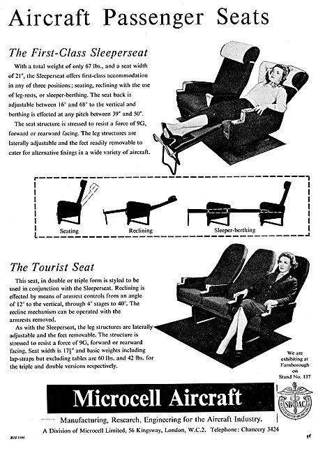 The Microcell Sleeperseat. Aircraft Cabin Seating                