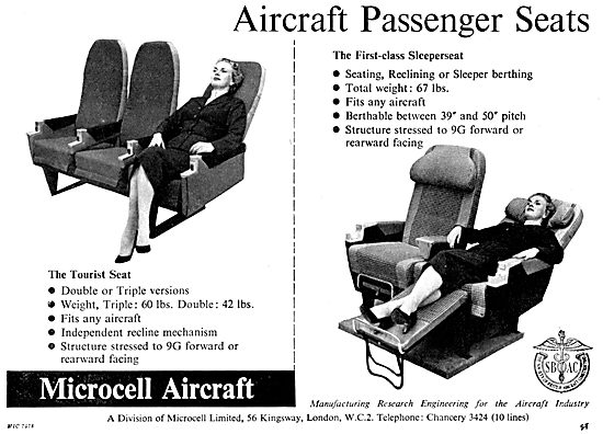 Microcell Aircraft Passenger Seats                               