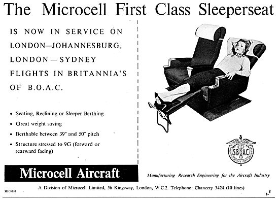 Microcell Aircraft Passenger Seats                               