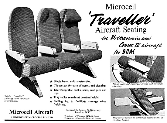 Microcell Aircraft Seating 1958                                  