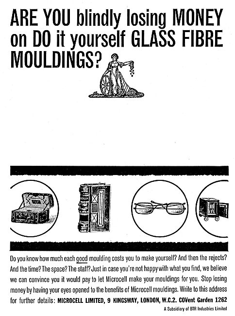 Microcell Fibre Glass Mouldings For The Aircraft Industry        