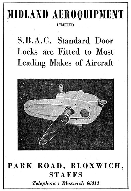 Midland Aeroquipment SBAC Door Fittings & Locks                  