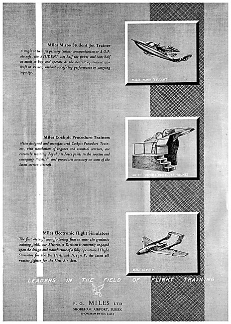 F.G.Miles - Miles Student - Miles Flight Simulators              