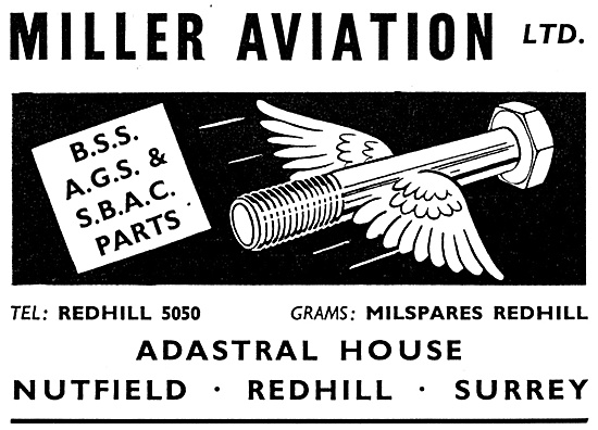 Miller Aviation - BSS,AGS,SBAC & A.N.Parts                       