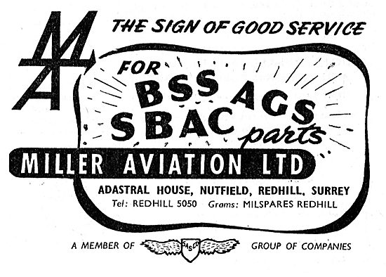 Miller Aviation - AGS Parts For Aircraft                         