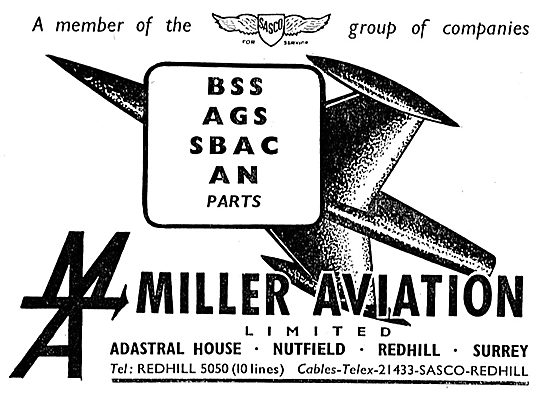 Miller Aviation - Redhill Surrey                                 