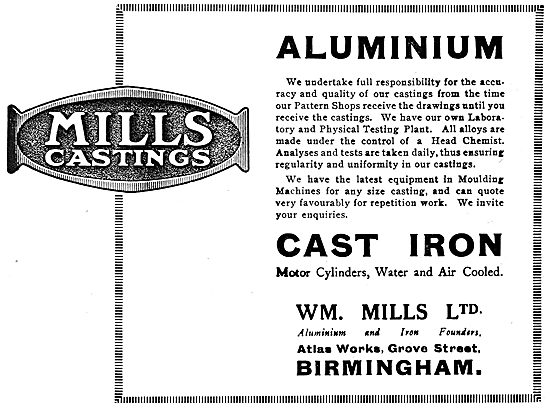 William Mills Aluminium Alloy  & Iron Castings                   