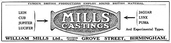 William Mills Aluminium Alloy Castings                           