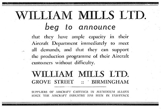 William Mills - Increased Production Capacity                    