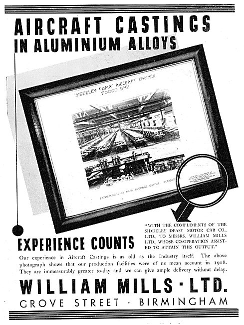 William Mills Aluminium Alloy Castings                           