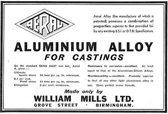 William Mills Aluminium Alloy Castings                           