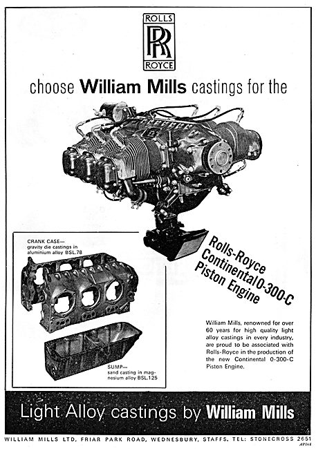 William Mills Aluminium Alloy Castings                           