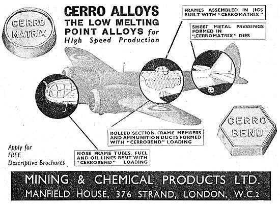 Mining & Chemical Products - Cerro Alloys                        