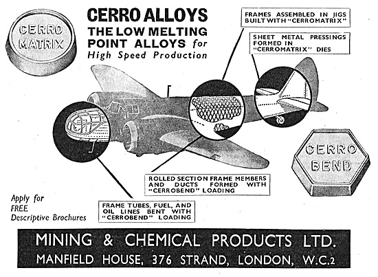 Mining & Chemical Cerro Alloys - Cerro Matrix                    