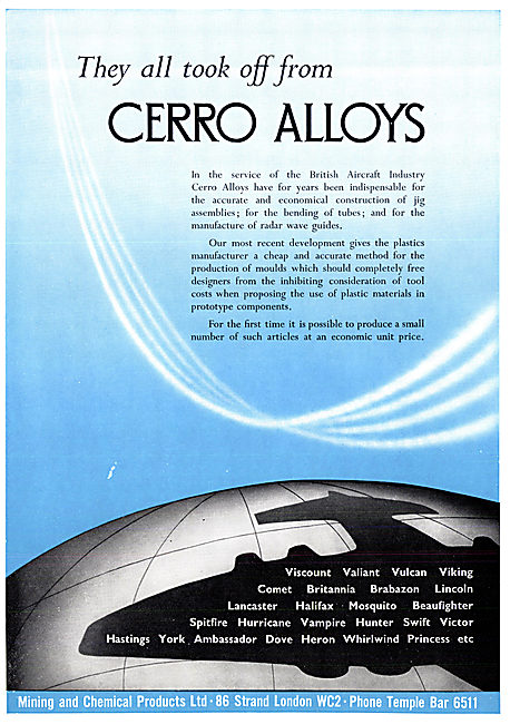 Mining And Chemical : Cerro Alloys                               
