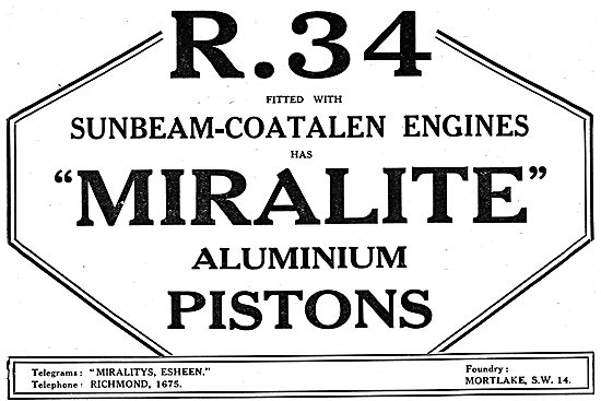 Miralite Aluminium Pistons                                       