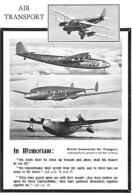 Britsih Independent Airlines 1940                                