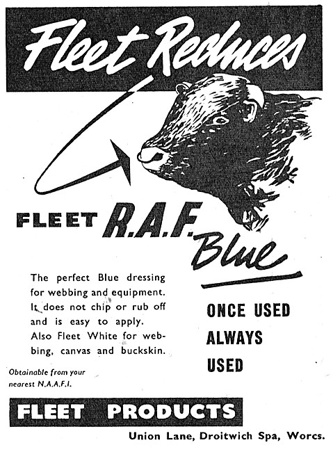 Fleet Products Blue Dressing For Webbing - Blanco                