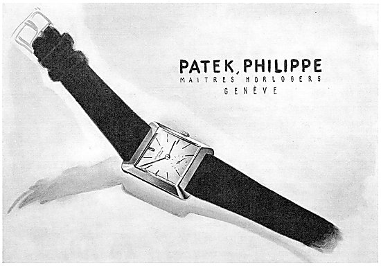 Patek Philippe Watches 1954 Advert                               