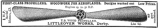 T.B.Wood Propeller - Littleover Works Derby                      