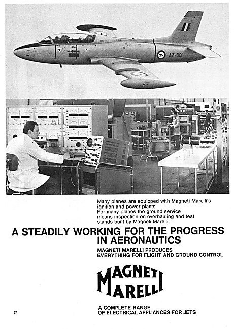 Magneti Marelli Electrical Appliances For Jets                   