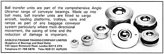 Anglo Ultramar Conveyer Bearings                                 