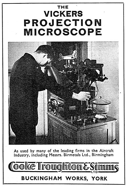 Cooke Troughton & Simms. Vickers Projection Microscope           