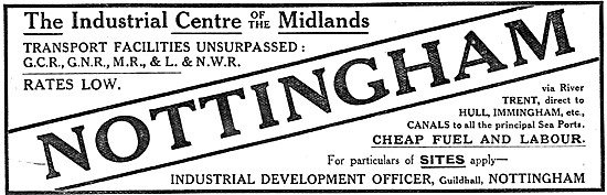  Nottingham Industrial Development Officer 1917                  