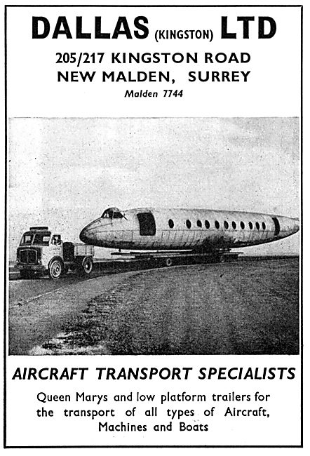 Dallas Ltd. Aircraft Transport Specialists                       