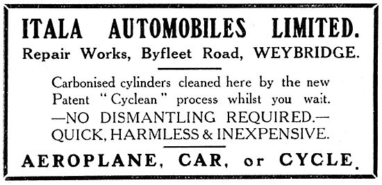 Itala Automobiles - Repair Works. Byfleet Road, Weybridge        