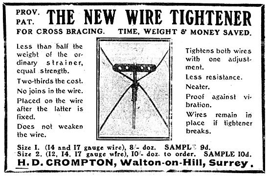 H.D.Crompton. Walton-on-Hill. Wire Tightener                     