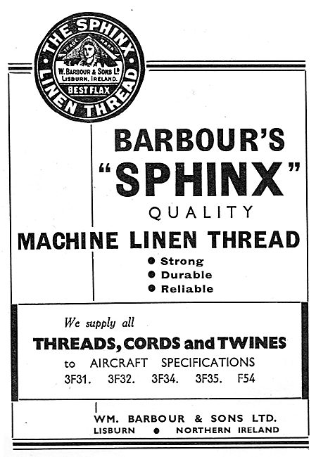 Barbour's Sphinx Linen Thread - Threads And Cords                