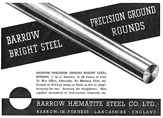 Barrow Haematite Steel Co. Barrow-In-Furness.                    