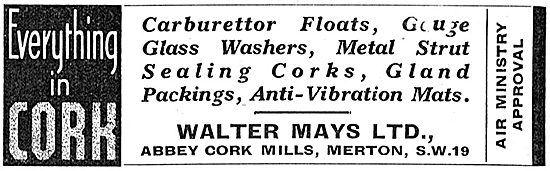 Walter Mays Ltd. Abbey Cork Mills. Merton. Cork Components       