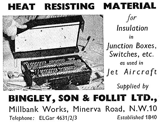 Bingley, Son & Follit - Millbank Works, Minerva Rd.              