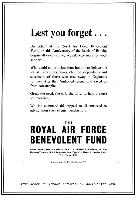 RAF Benevolent Fund                                              