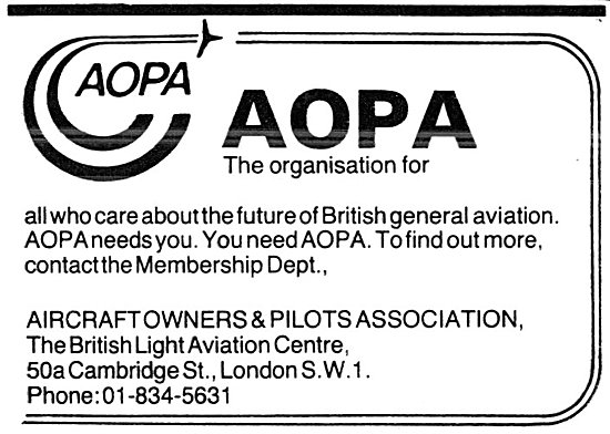 AOPA Aircraft Owners & Pilots Association 1980                   