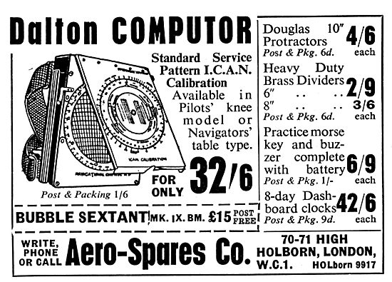 Aero-Spares Co : Dalton Computor                                 