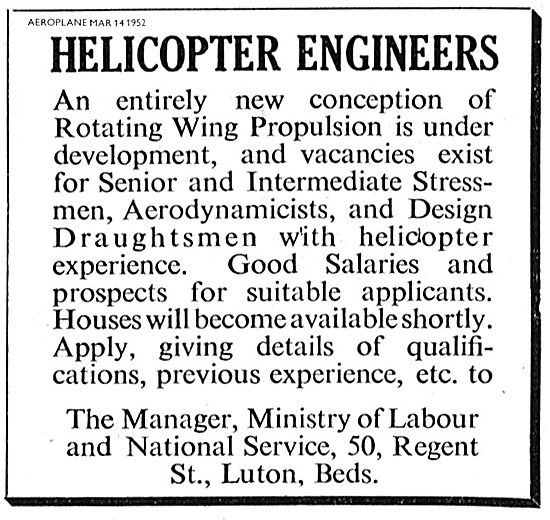 Helicopter Engineers Required - Rotating Wing Propulsion System  
